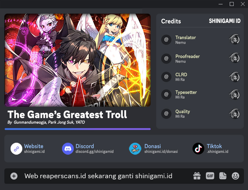 The Game’s Top Troll Chapter 24 - halaman 1