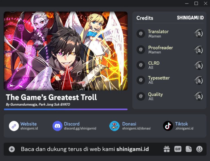 The Game’s Top Troll Chapter 42 - halaman 1