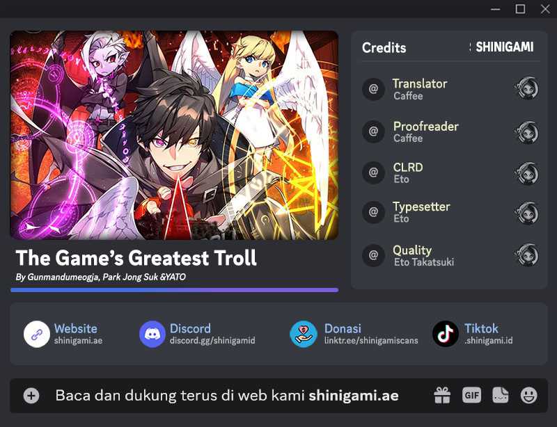 The Game’s Top Troll Chapter 54 - halaman 1