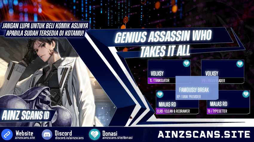 The Genius Assassin Who Takes It All Chapter 8 - halaman 1