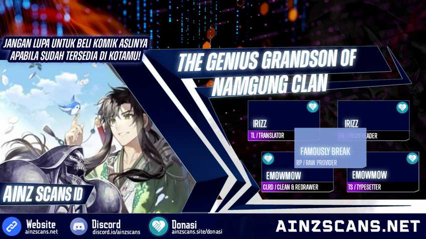 The Genius Grandson of Namgung Clan Chapter 1 - halaman 1