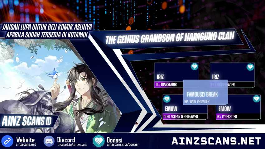The Genius Grandson of Namgung Clan Chapter 20 - halaman 1