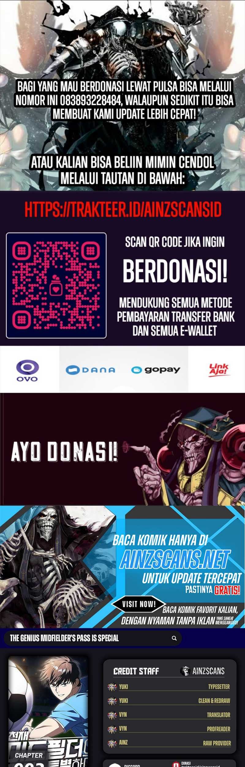 The Genius Midfielder’s Pass Is Special Chapter 3 - halaman 1