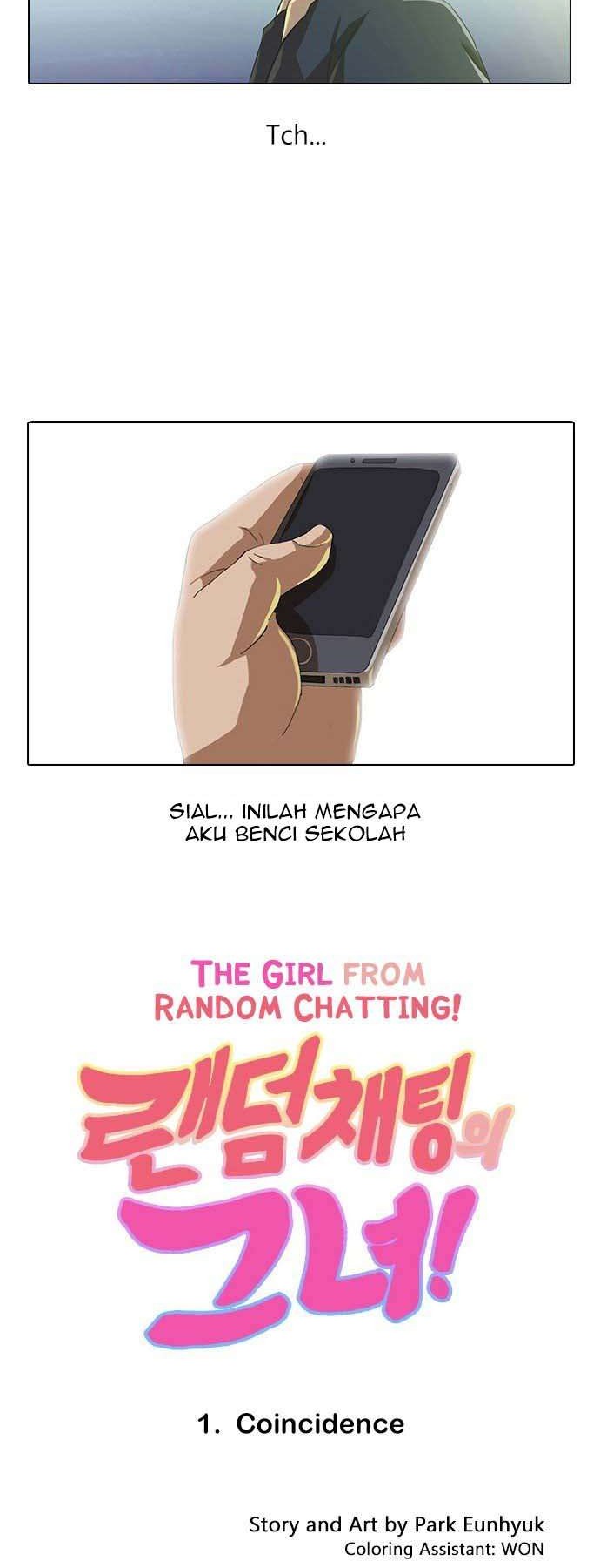 The Girl from Random Chatting! Chapter 1 - halaman 6