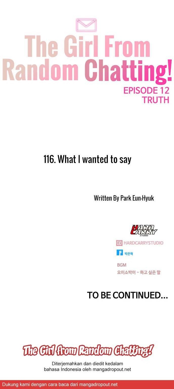 The Girl from Random Chatting! Chapter 116 - halaman 87