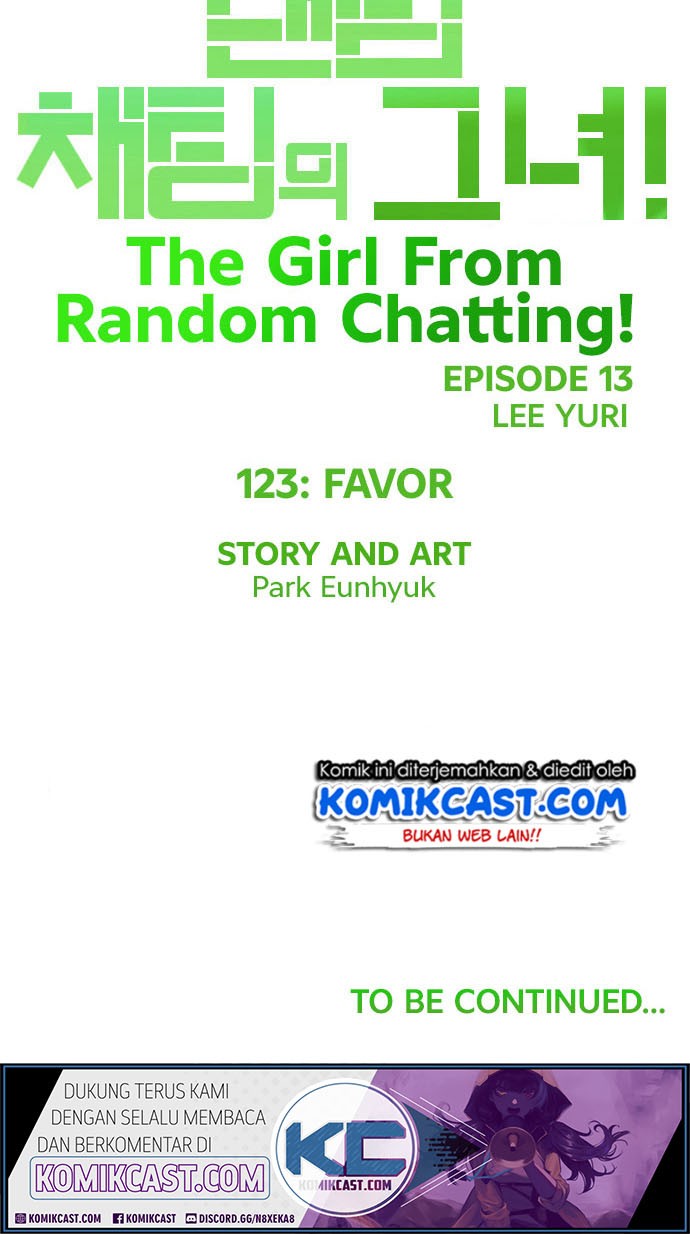 The Girl from Random Chatting! Chapter 123 - halaman 57
