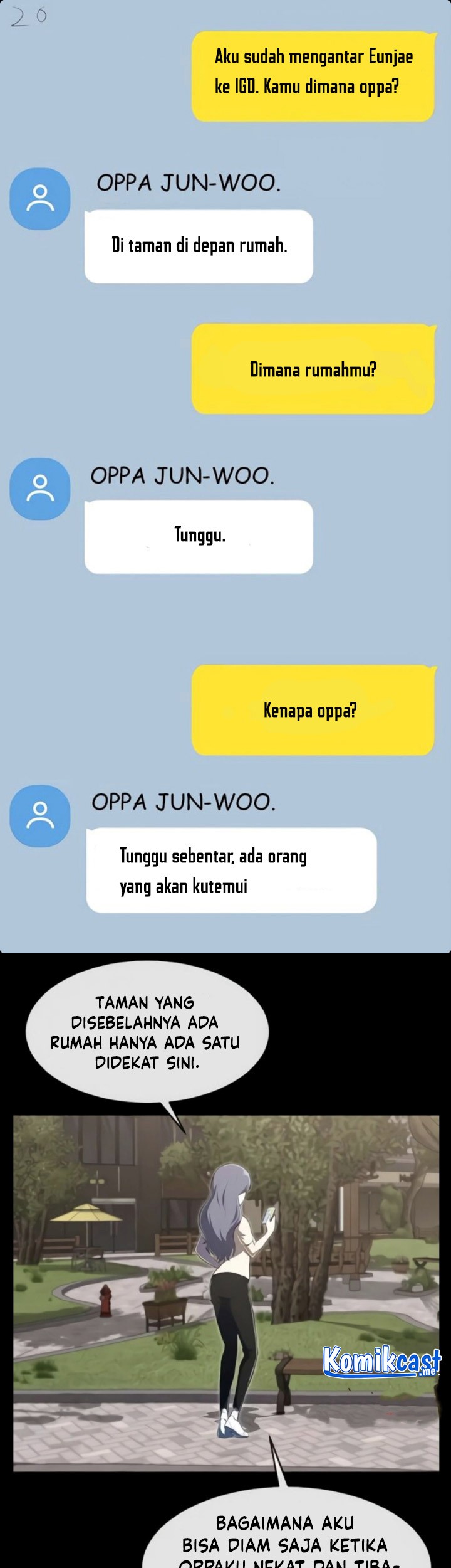 The Girl from Random Chatting! Chapter 224 - halaman 16