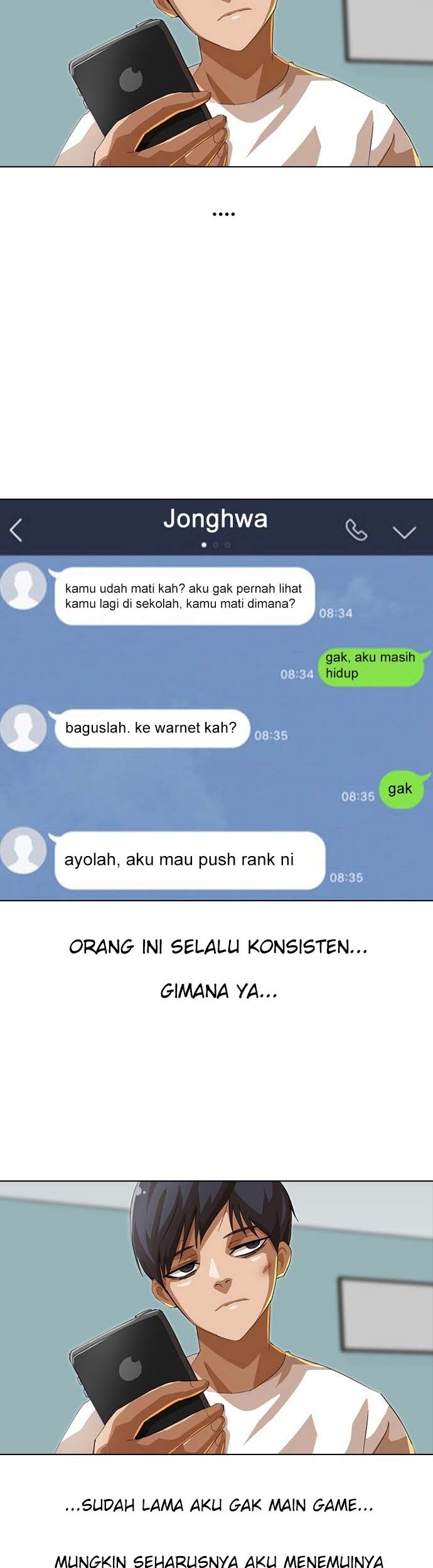 The Girl from Random Chatting! Chapter 55 - halaman 54