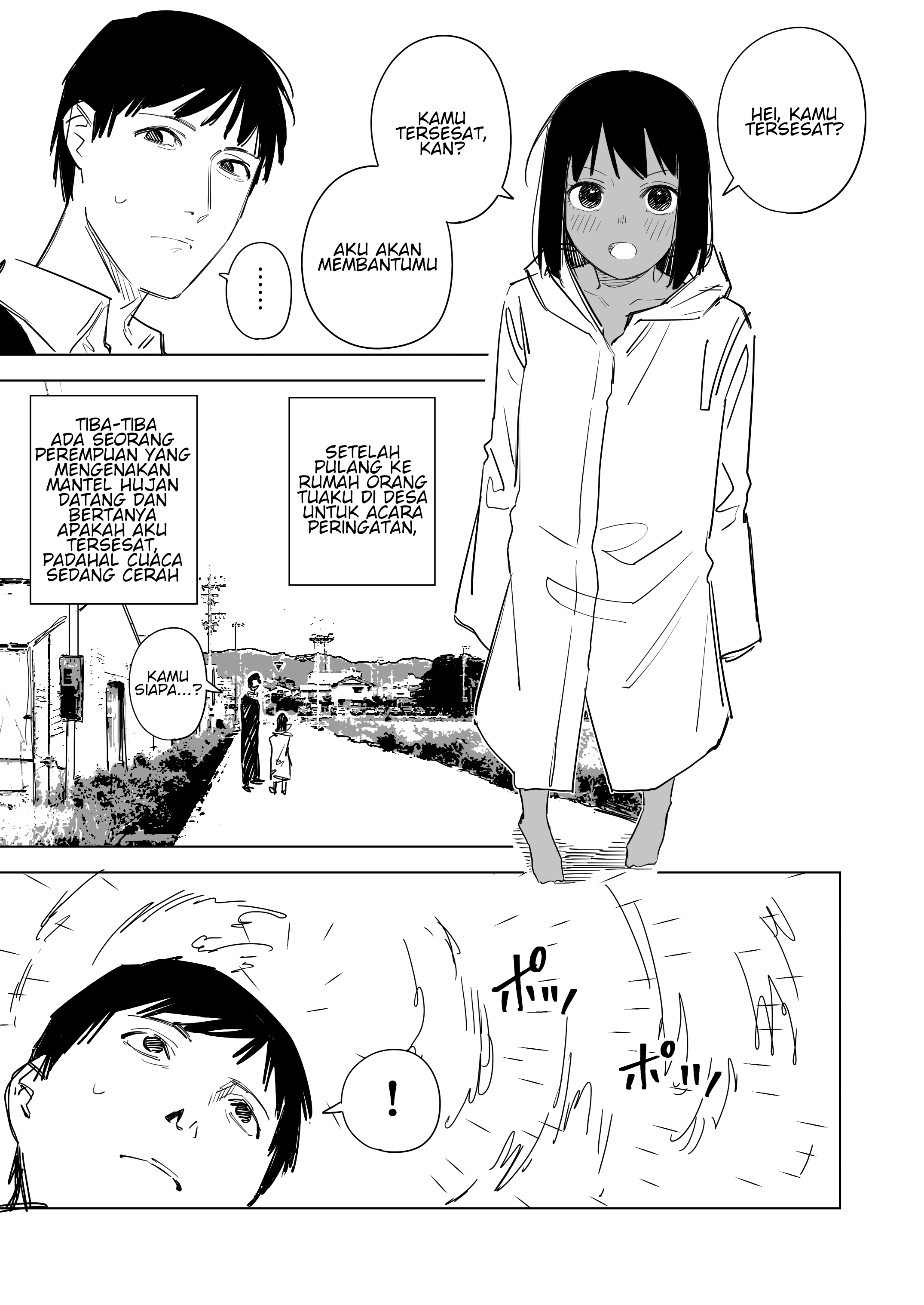 The Girl Who Grows Larger When She Gets Wet Chapter 1 - halaman 1