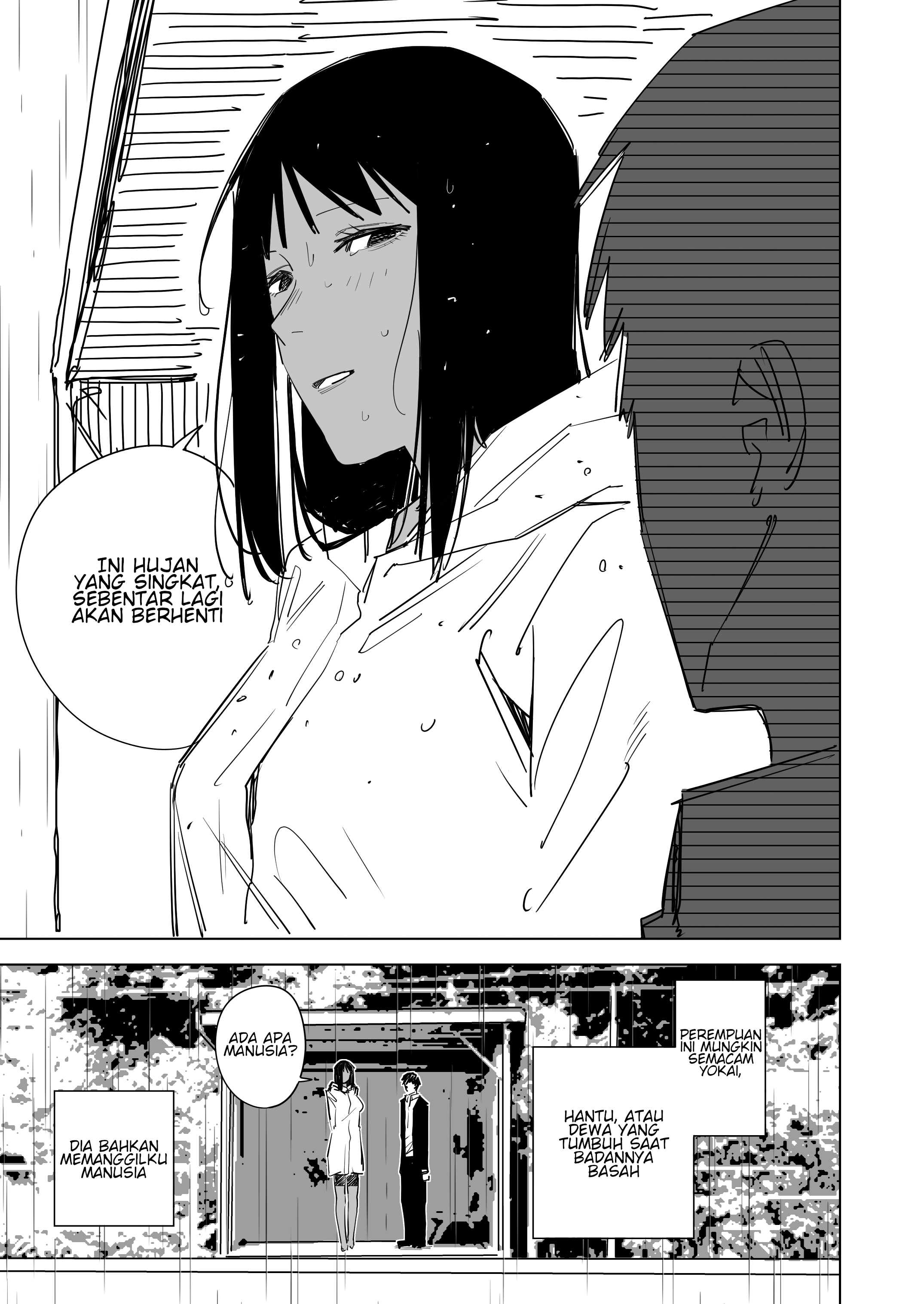 The Girl Who Grows Larger When She Gets Wet Chapter 1 - halaman 3