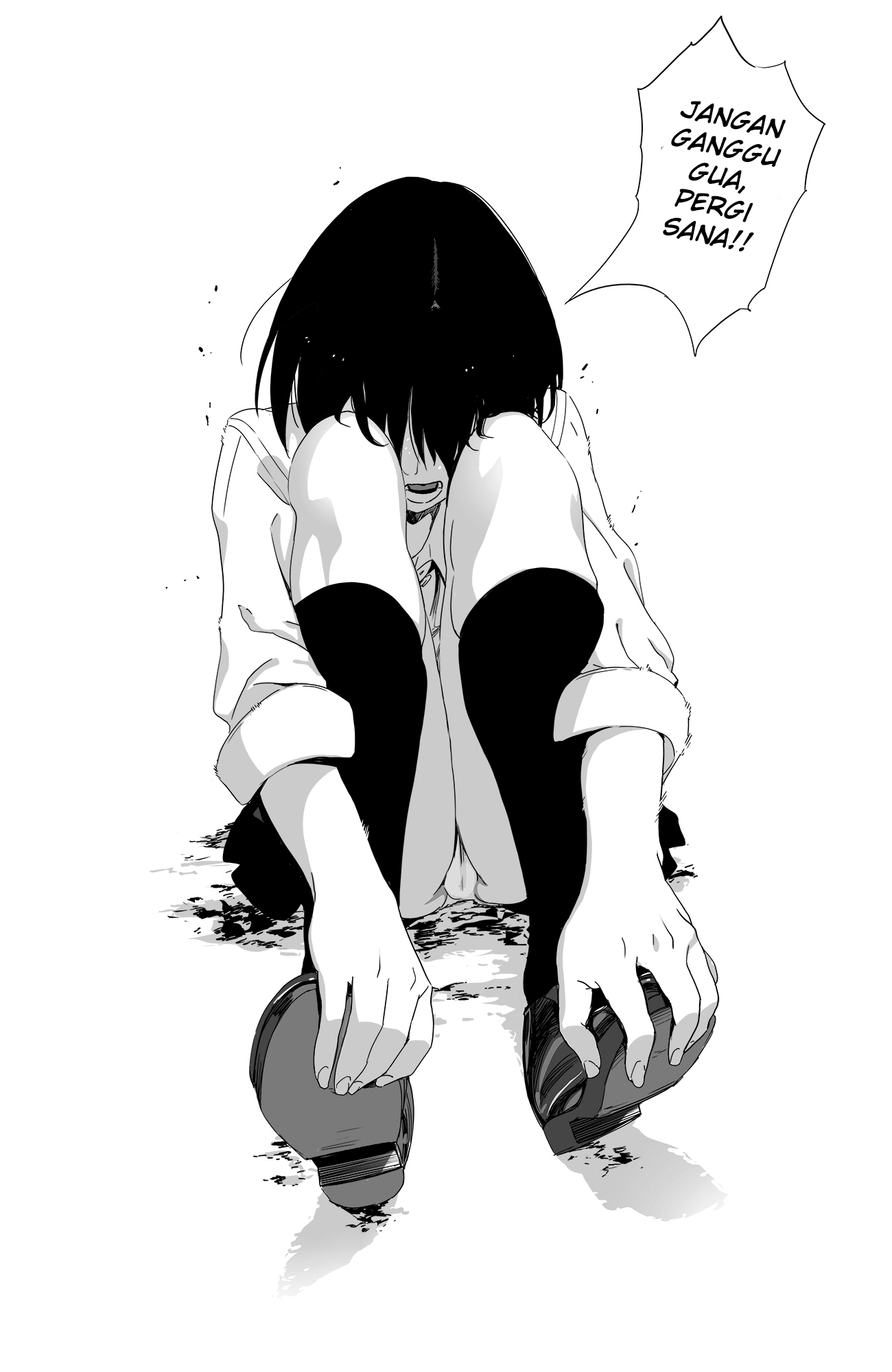 The Girl Who Verbally Abuses Chapter 34 - halaman 1