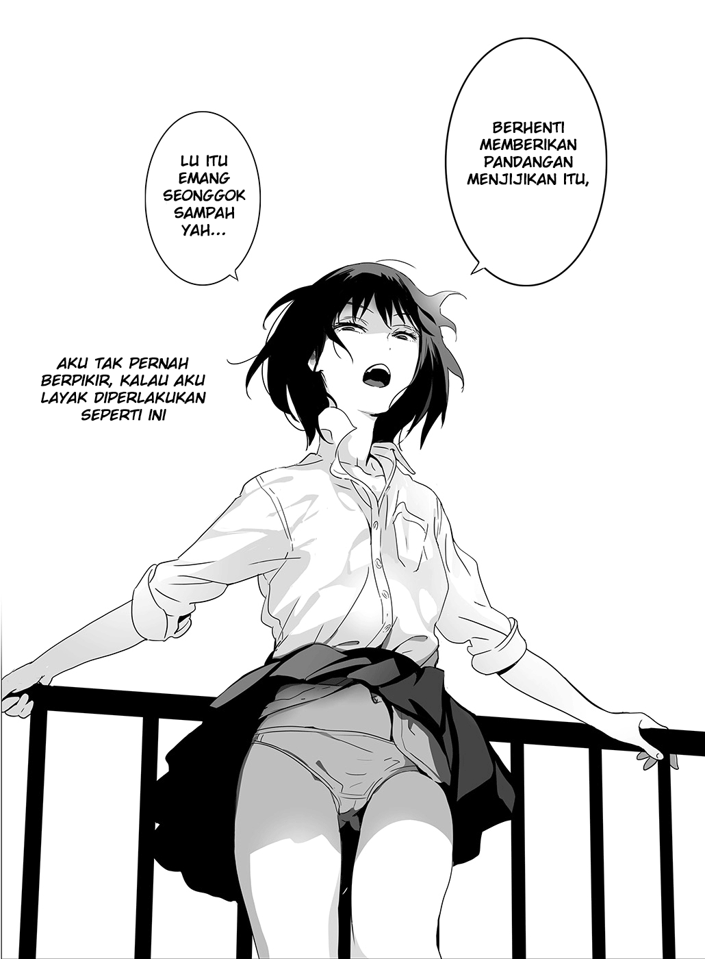 The Girl Who Verbally Abuses Chapter 4 - halaman 1