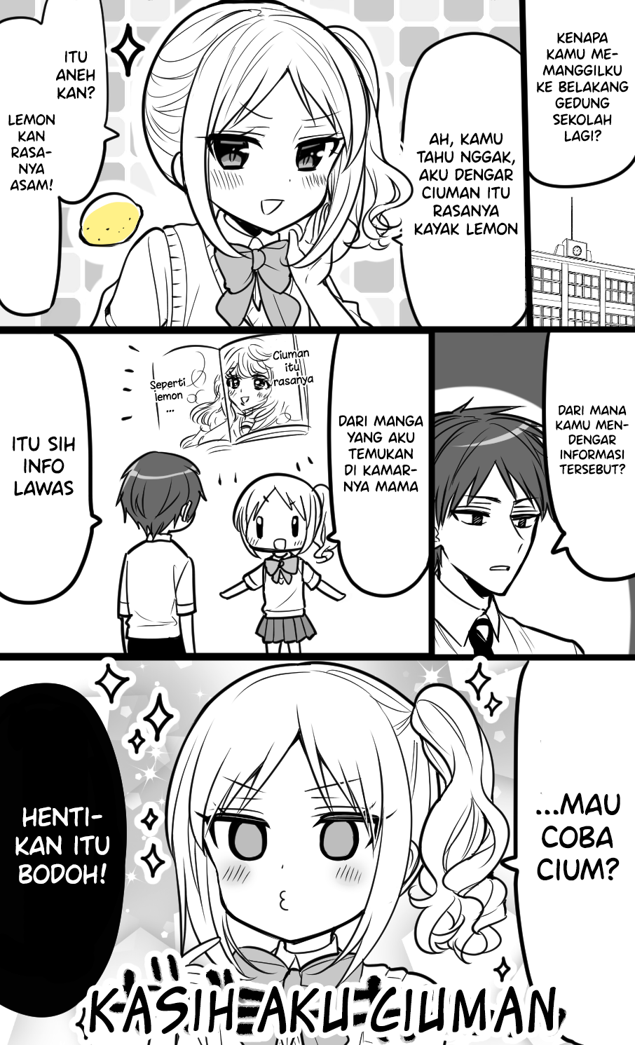 The Girl Who Wants to Know if Kisses Taste Like Lemons Chapter 0 - halaman 1