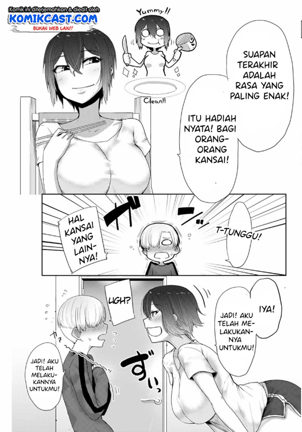 The Girl with a Kansai Accent and the Pure Boy Chapter 8 - halaman 12