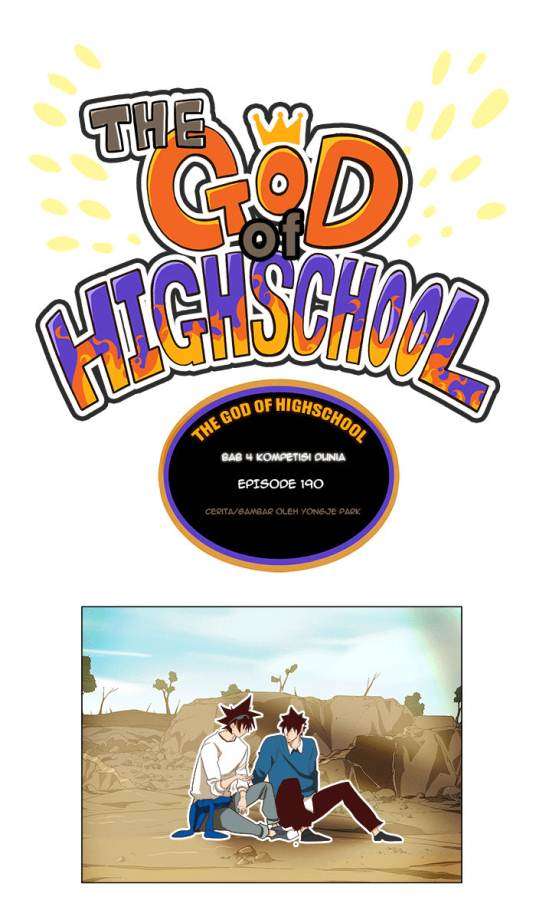 The God of High School Chapter 190 - halaman 1