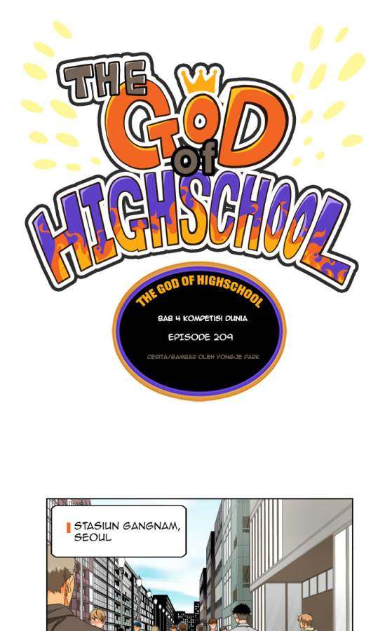 The God of High School Chapter 209 - halaman 1
