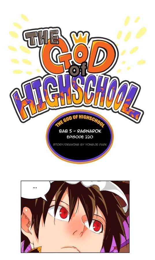 The God of High School Chapter 220 - halaman 1