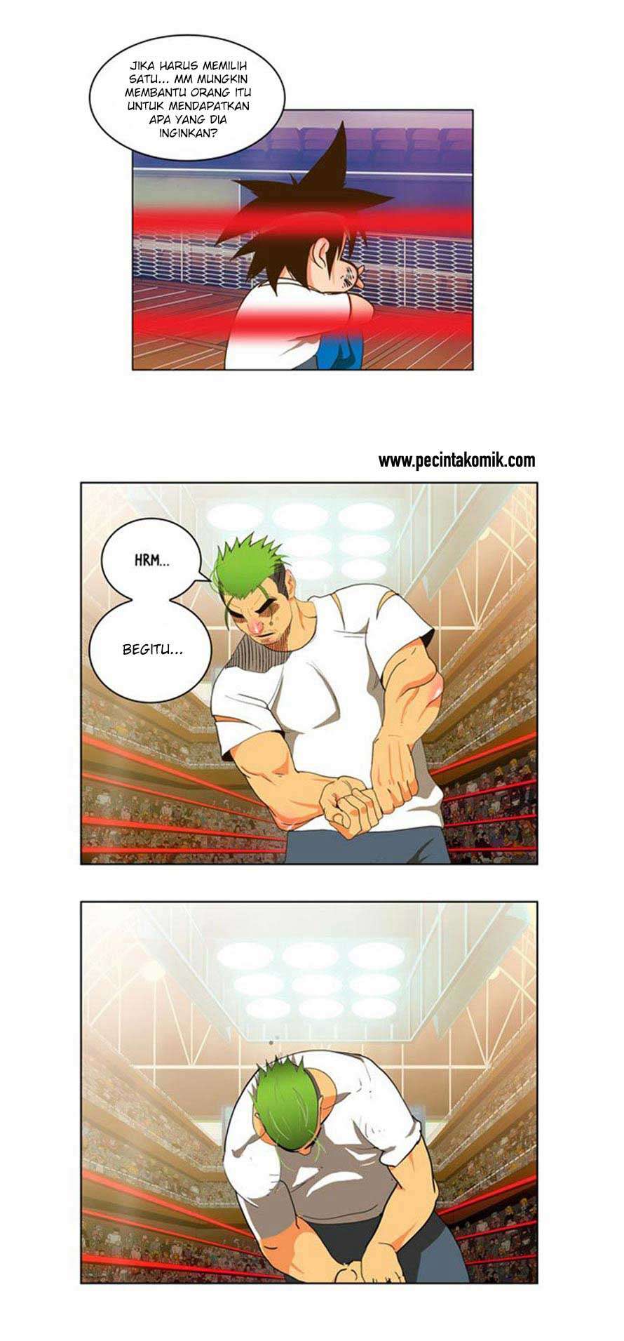 The God of High School Chapter 49 - halaman 55
