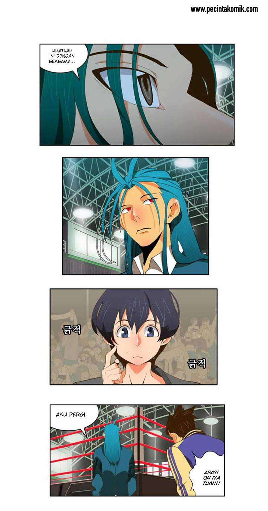 The God of High School Chapter 54 - halaman 32