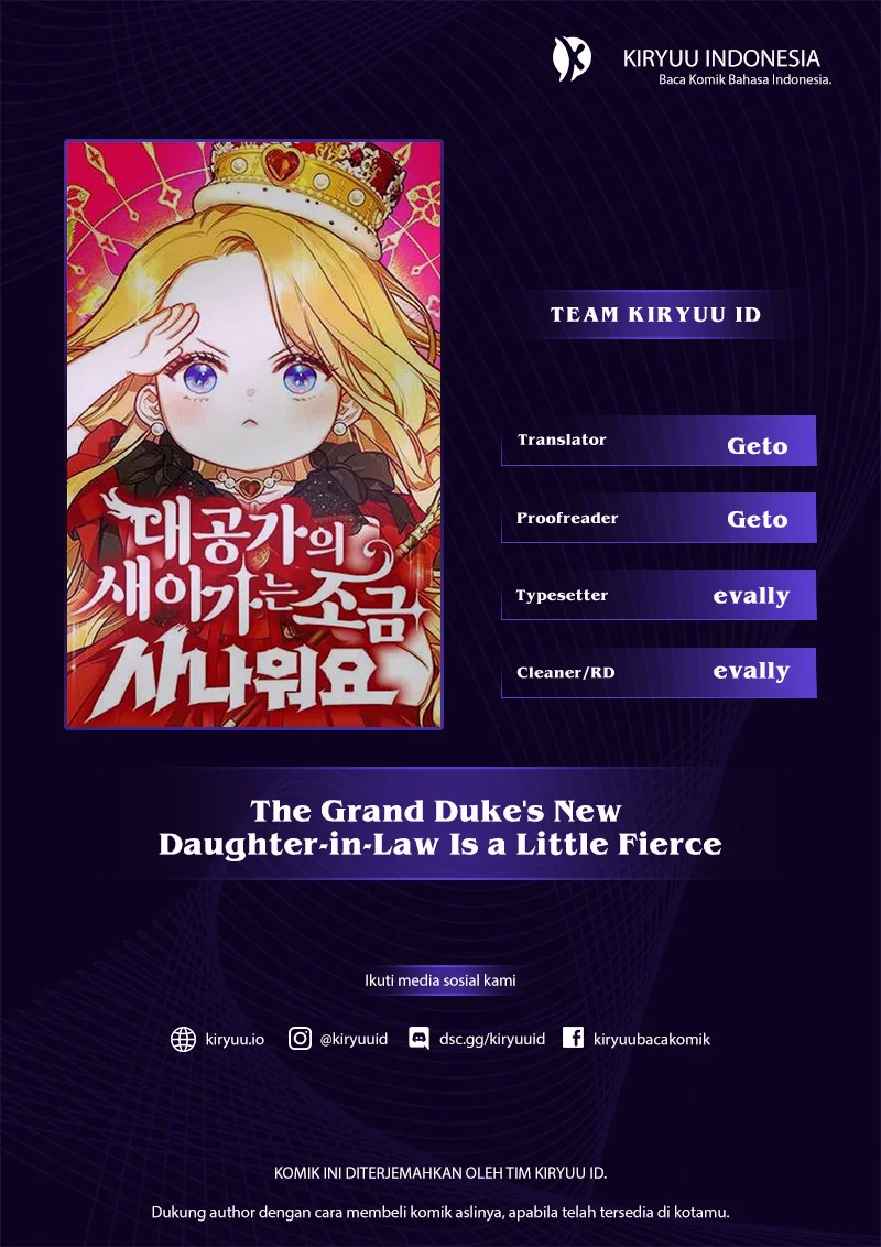 The Grand Duke’s New Daughter-in-Law Is a Little Fierce Chapter 5 - halaman 1