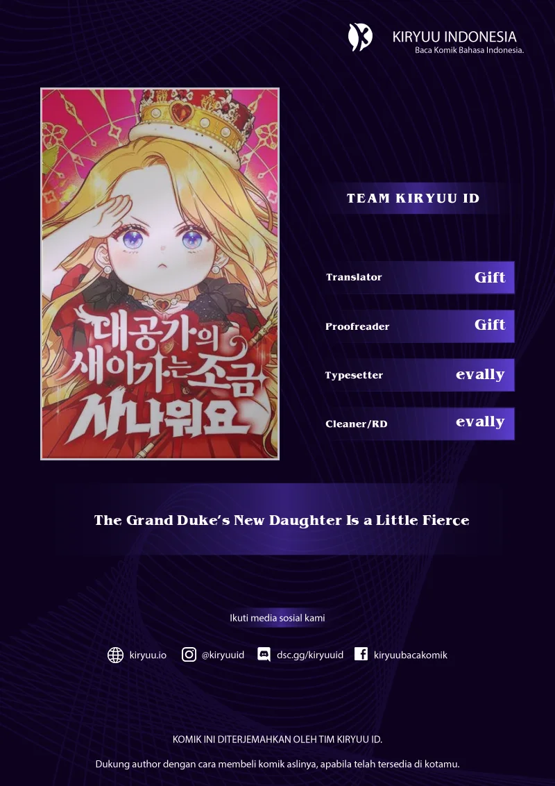The Grand Duke’s New Daughter-in-Law Is a Little Fierce Chapter 8 - halaman 1