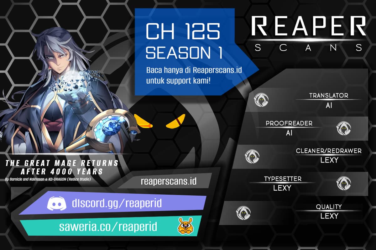 The Great Mage Returns After 4000 Years Chapter 125 - halaman 1