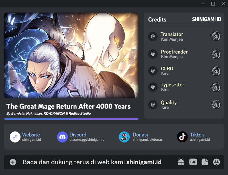 The Great Mage Returns After 4000 Years Chapter 165 - halaman 1