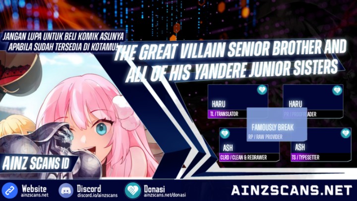 The Great Villain Senior Brother and All of His Yandere Junior Sisters Chapter 100 - halaman 1