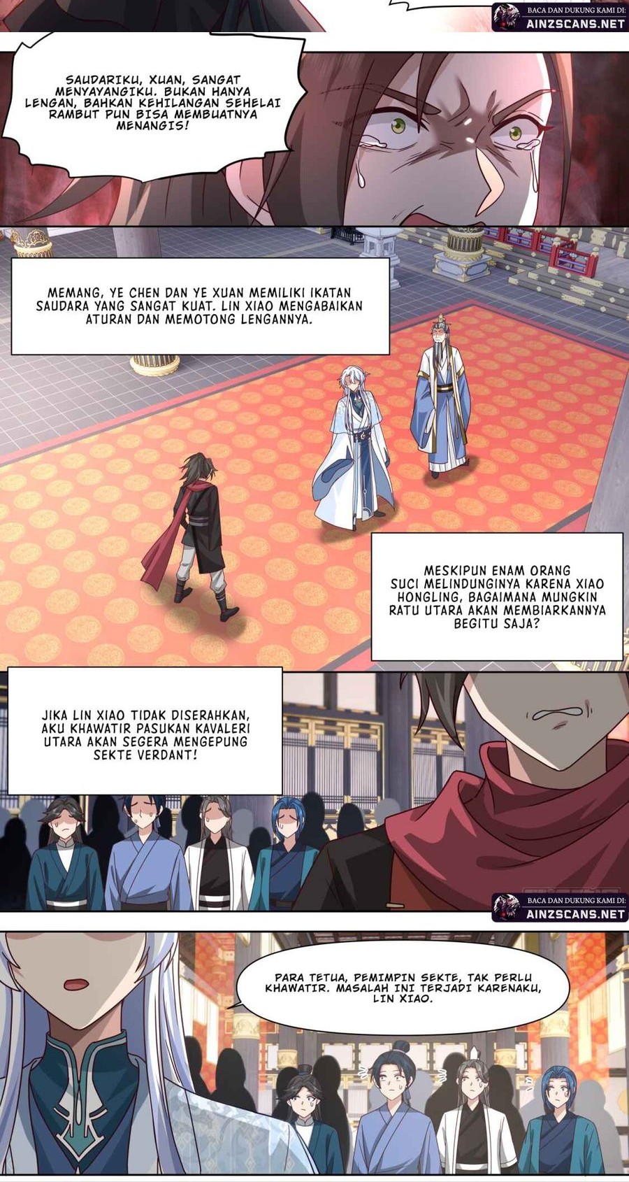 The Great Villain Senior Brother and All of His Yandere Junior Sisters Chapter 129 - halaman 4