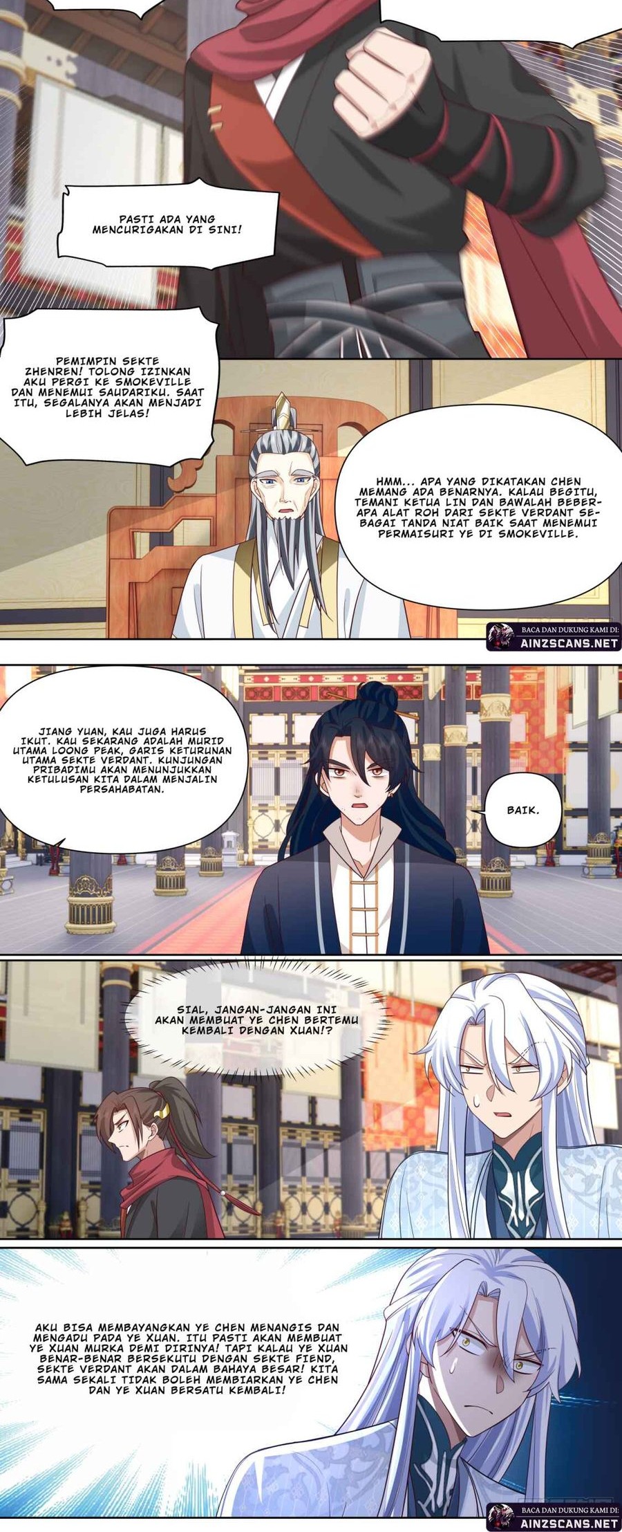 The Great Villain Senior Brother and All of His Yandere Junior Sisters Chapter 129 - halaman 8