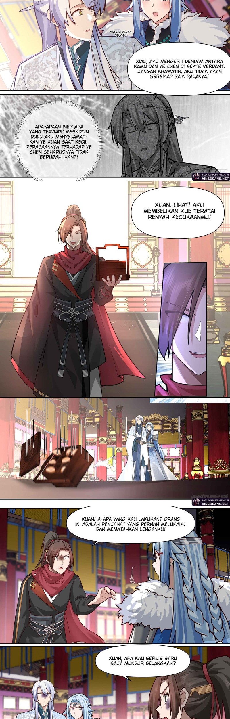 The Great Villain Senior Brother and All of His Yandere Junior Sisters Chapter 134 - halaman 1