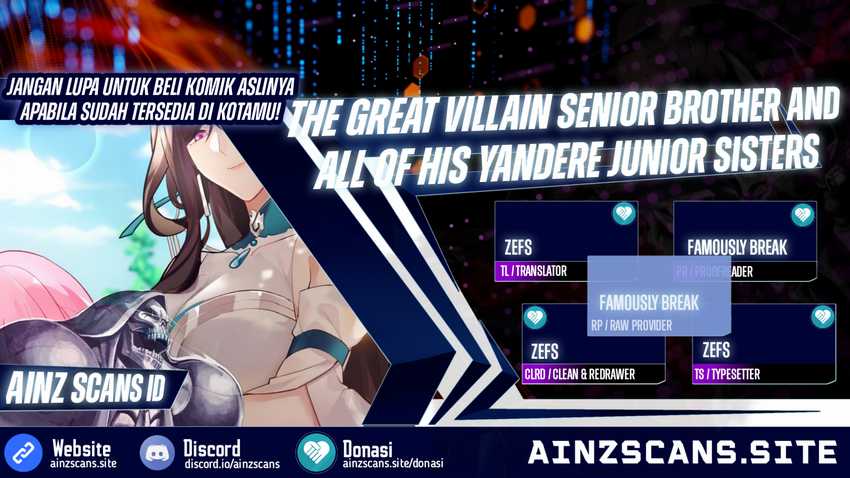 The Great Villain Senior Brother and All of His Yandere Junior Sisters Chapter 60 - halaman 1