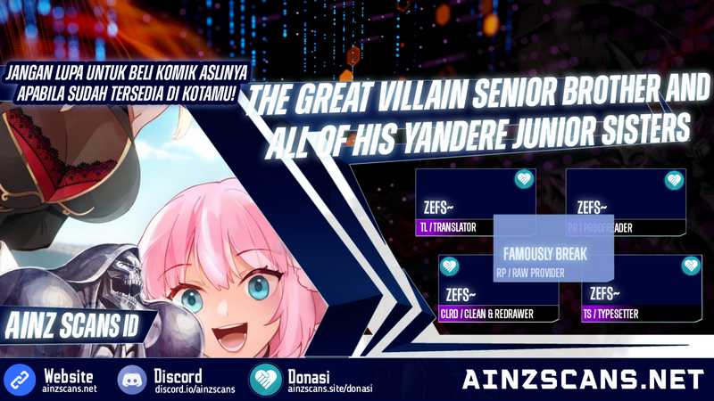 The Great Villain Senior Brother and All of His Yandere Junior Sisters Chapter 70 - halaman 1