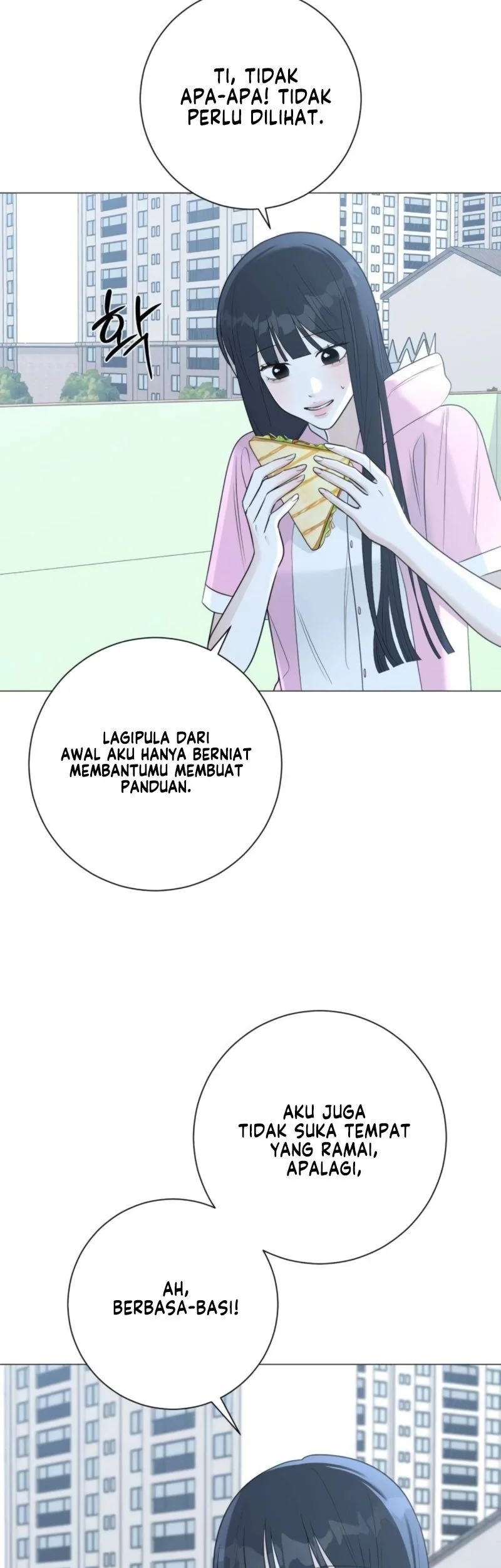 The Hashtag Is First Love Chapter 15 - halaman 55