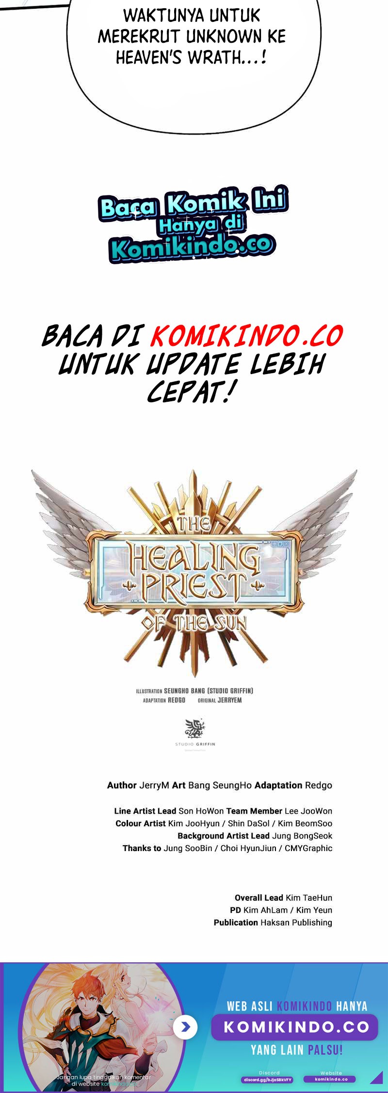 The Healing Priest Of The Sun Chapter 47 - halaman 62