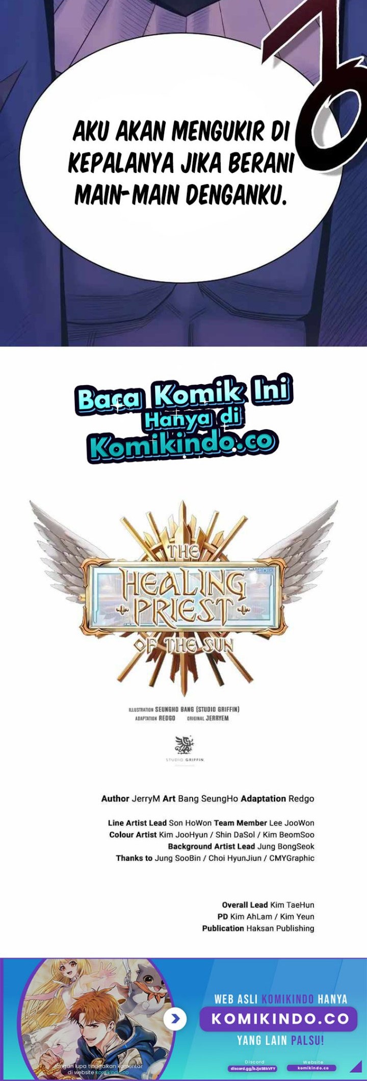 The Healing Priest Of The Sun Chapter 57 - halaman 65