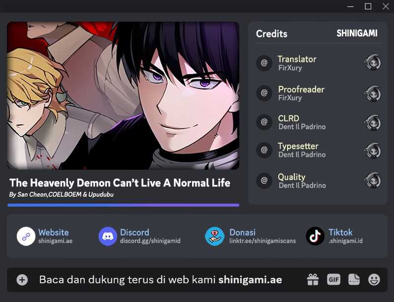 The Heavenly Demon Can’t Live a Normal Life Chapter 143 - halaman 1