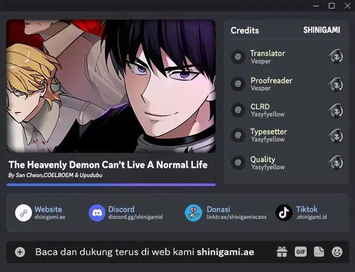 The Heavenly Demon Can’t Live a Normal Life Chapter 153 - halaman 1