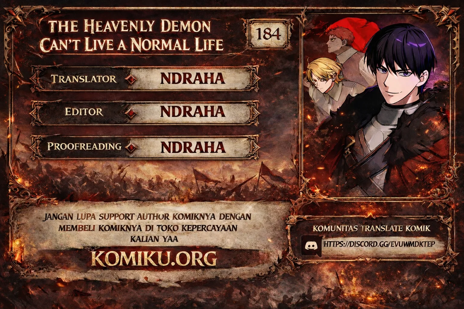 The Heavenly Demon Can’t Live a Normal Life Chapter 184 - halaman 1