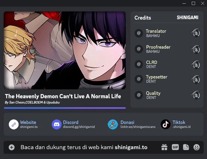 The Heavenly Demon Can’t Live a Normal Life Chapter 189 - halaman 1
