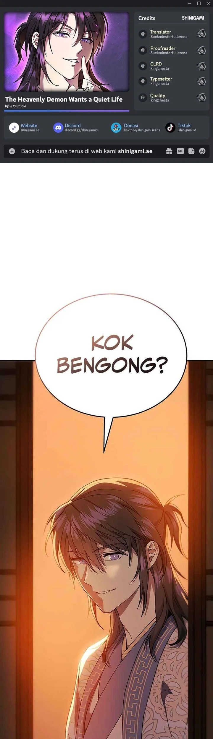 The Heavenly Demon Wants a Quiet Life Chapter 64 - halaman 1