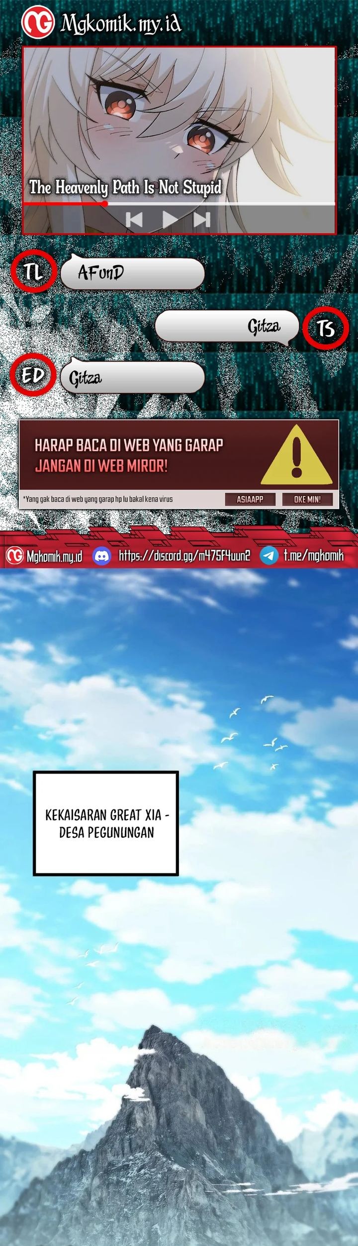 The Heavenly Path Is Not Stupid Chapter 102 - halaman 1