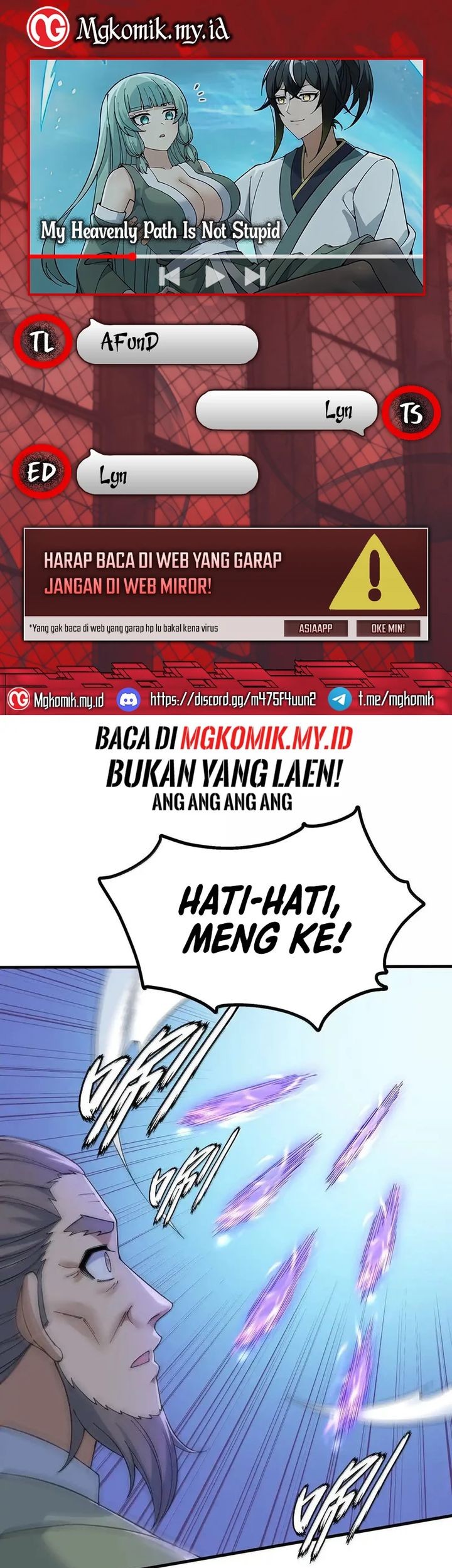 The Heavenly Path Is Not Stupid Chapter 107 - halaman 1