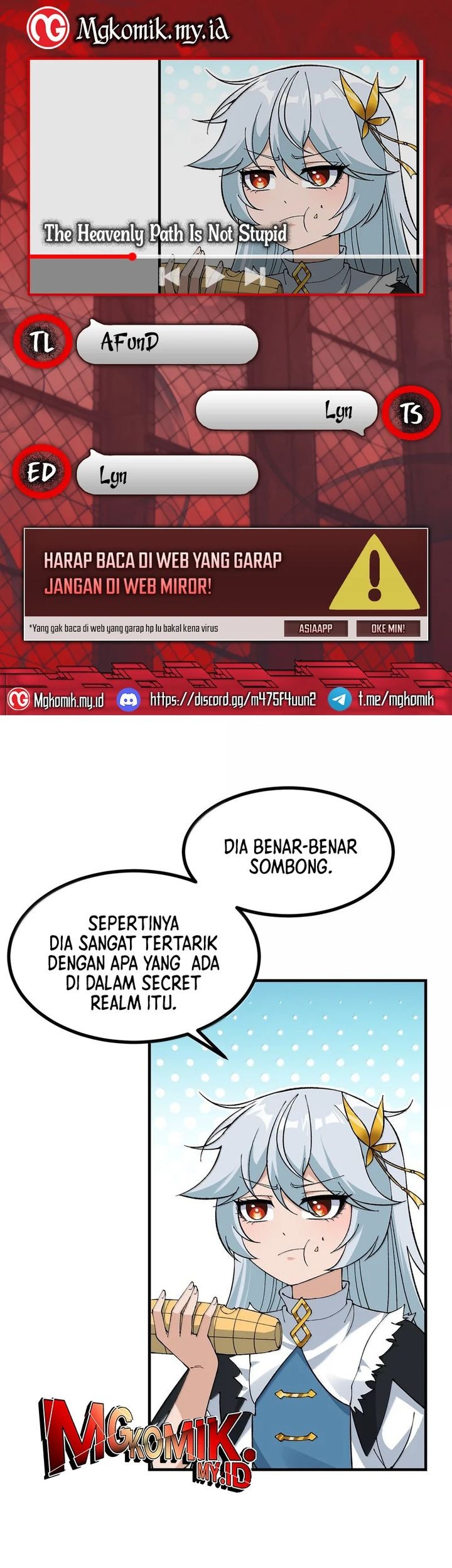 The Heavenly Path Is Not Stupid Chapter 114 - halaman 1