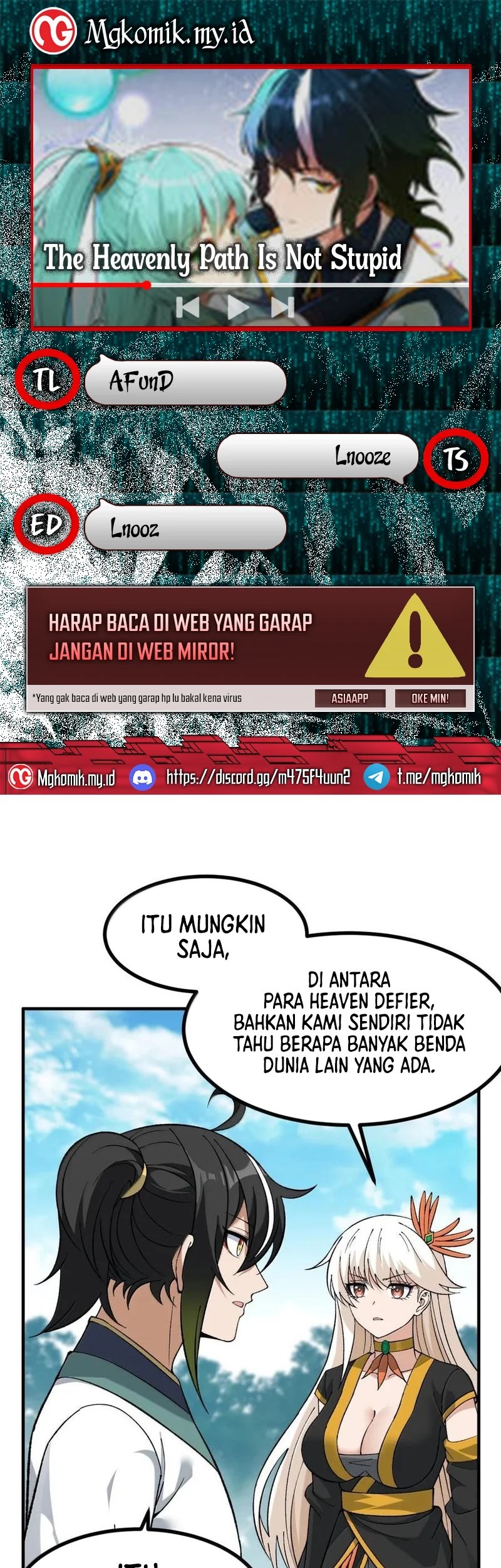 The Heavenly Path Is Not Stupid Chapter 121 - halaman 1