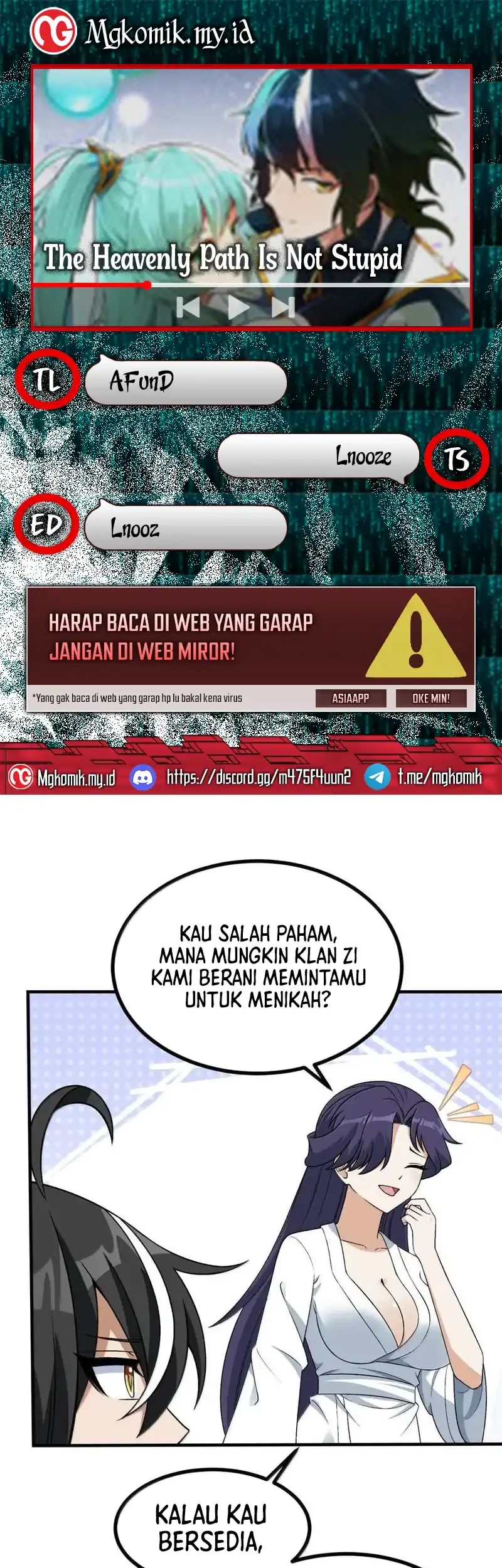 The Heavenly Path Is Not Stupid Chapter 122 - halaman 1