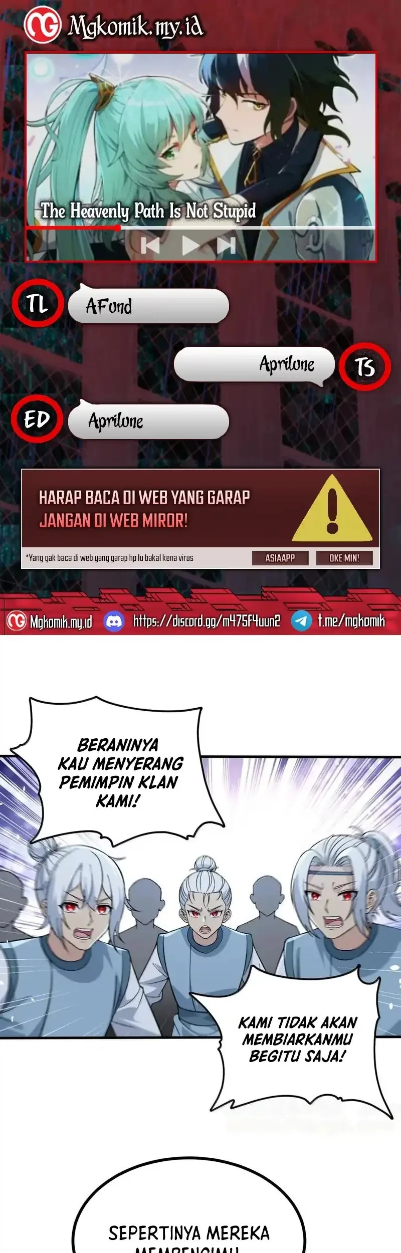 The Heavenly Path Is Not Stupid Chapter 126 - halaman 1