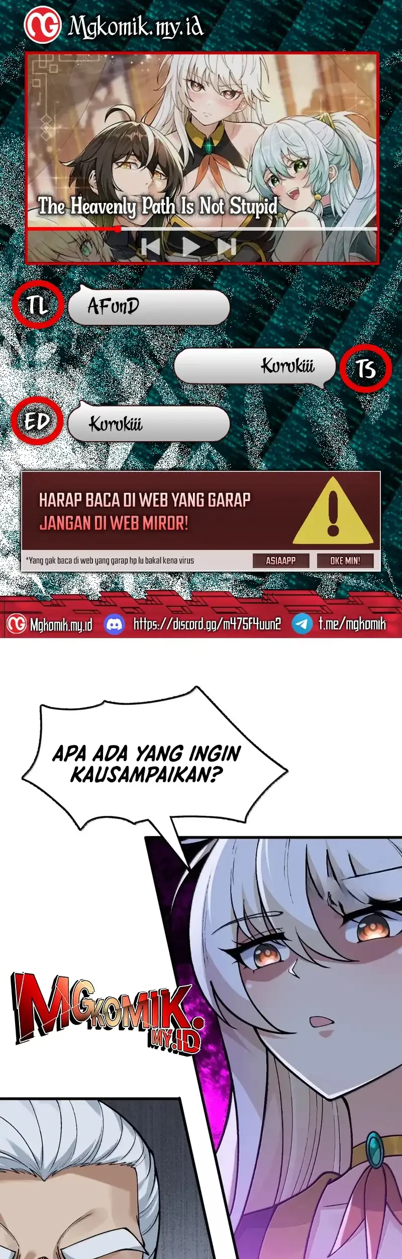 The Heavenly Path Is Not Stupid Chapter 129 - halaman 1