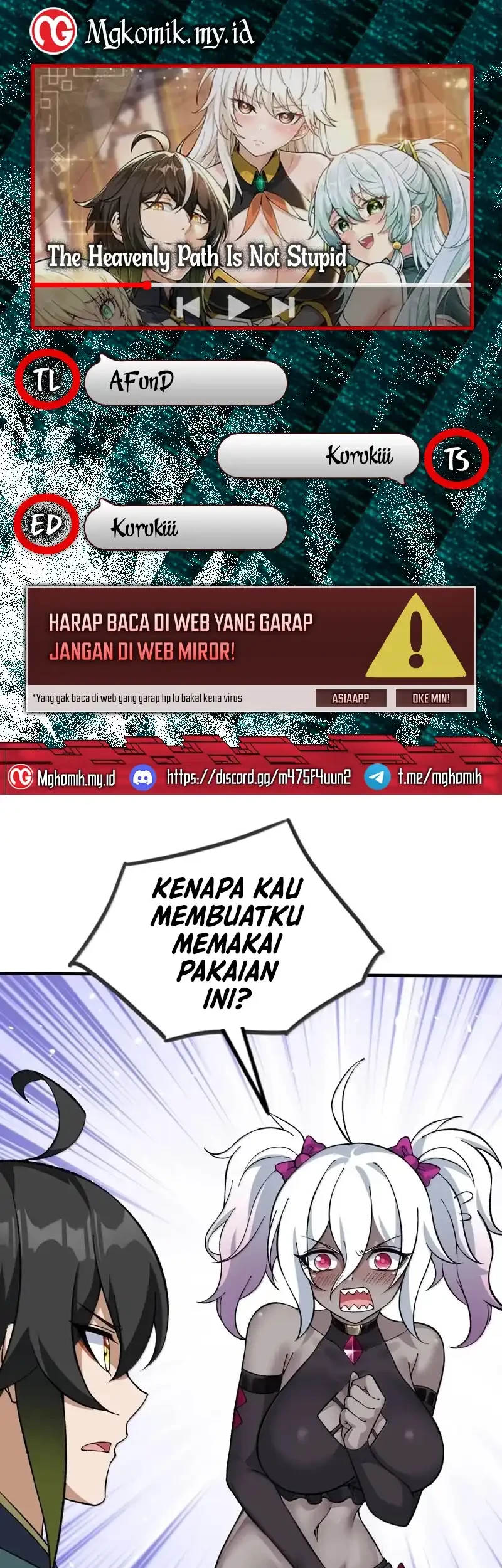 The Heavenly Path Is Not Stupid Chapter 130 - halaman 1