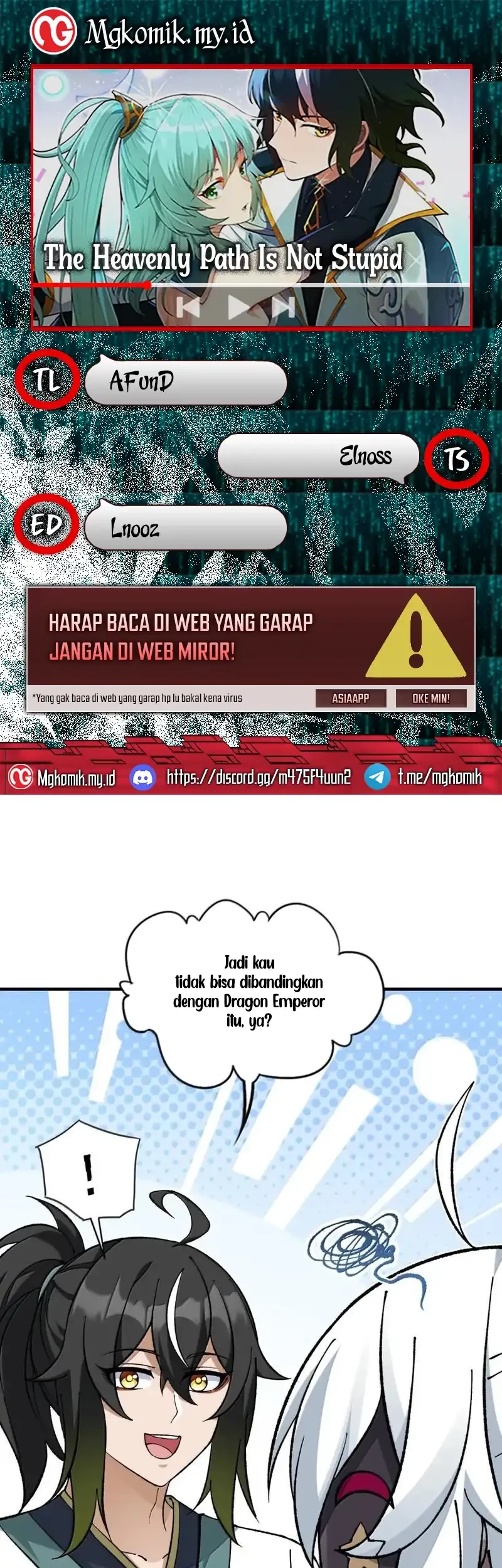 The Heavenly Path Is Not Stupid Chapter 132 - halaman 1
